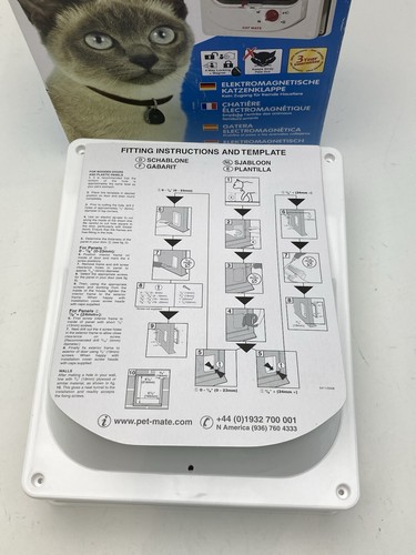 Cat Mate Electromagnetic Kitty Door Flap with 2 Cat Collar Magnets - Picture 11 of 14