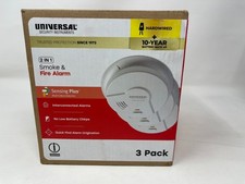 Hardwired and 10-Year Battery Backup Smoke Detector with Ionization Sensor