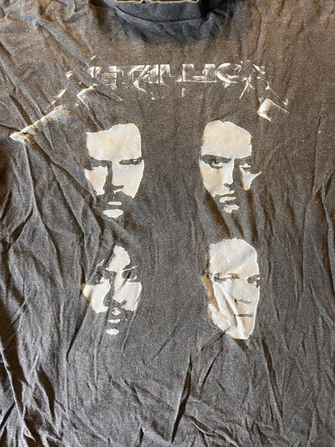 Metallica Tour Shirt. Black Album. XL 1990s vintage concert t-shirt, vintage, size XL, single stitch, B+ condition