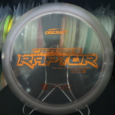 NEW Discraft First Run Z Captain's RAPTOR 173-174g BAG AND BOX SHIPPED Ulibarri