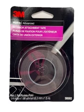 3M Auto Exterior Attachment Tape, Auto Tape Double Sided 38582, 1/4 in x 5 ft