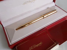 S.T. Dupont Montparnasse Ballpoint Pen Gold Plated
