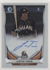 2014 Bowman Draft Chrome Draft Pick Auto Justin Twine #BCA-JT Auto 06z2