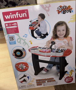 winfun Beat Bop Keyboard Rock Star Set, Age 3+, 2023