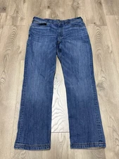 Duluth Trading Co. Men's Ballroom Double Flex Relaxed Fit Blue Jeans Size 36x32