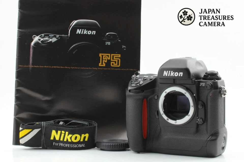 *Fast unbenutzt mit MF-27 Datenrückseite* Nikon F5 analoge Spiegelreflexkamera 35 mm Gehäuse aus Japan - Bild 1 von 4