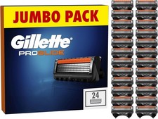 Gillette ProGlide Razor Blades Men, Pack of 24 Razor Blade