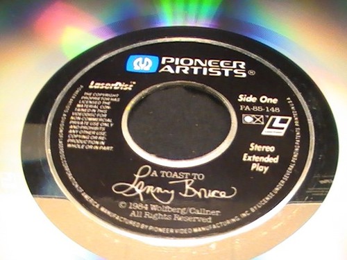 A Toast to Lenny Bruce 1984 Laserdisc LD Carlin Allen Cosby Kirby Sahl Greene R - Picture 17 of 18