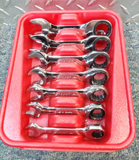 Snap On Tools Oxkr707 7pc Sae 0 Offset Short Ratcheting Combo Wrench Set Snap On Tools Oxkr707 7pc Sae 0 Offset Short Ratcheting Combo Wrench Set