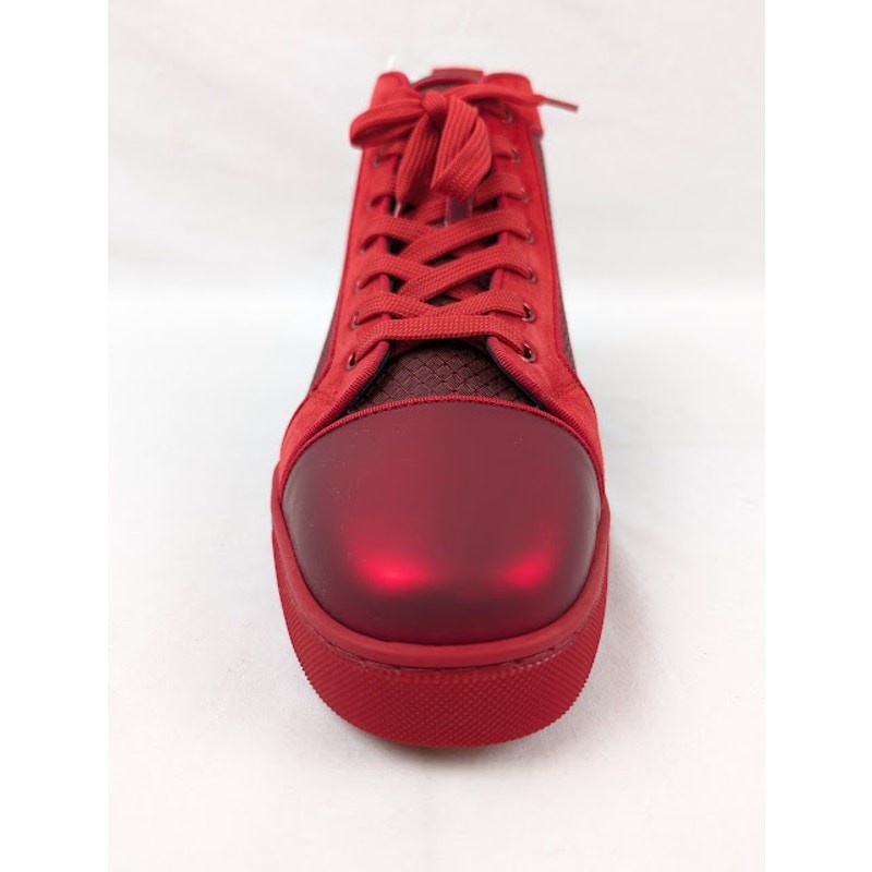 Christian Louboutin Louis Orlato Flat Hi-Top Sneakers in Loubi BNWB 45 image 3