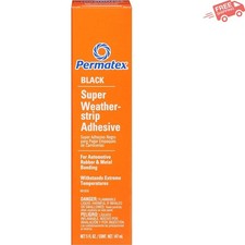 Superior 5 oz. Black Adhesive - Ideal for Weatherstripping and Gasket Repairs