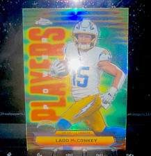 Topps Chrome Power Players Refractor Ladd McConkey Chargers PP-27 2024