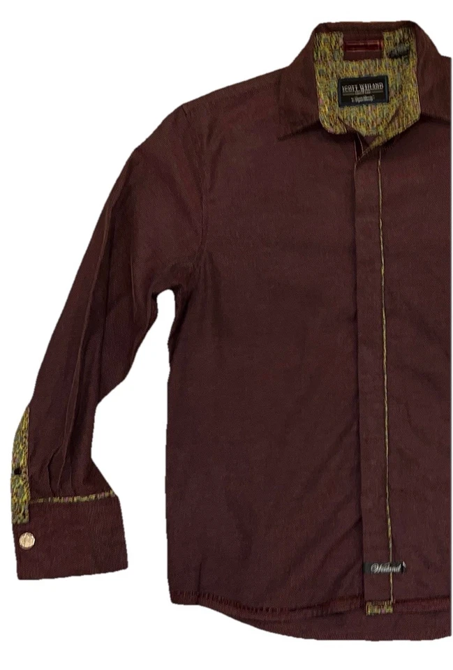 Camisa de vestir Scott Weiland The Collection By English Laundry - XL - Borgoña Foto 2 de 4