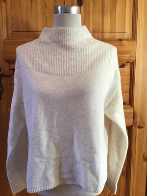 OPUS Pullover Gr. 38 weiß NEU 20% Wolle schick