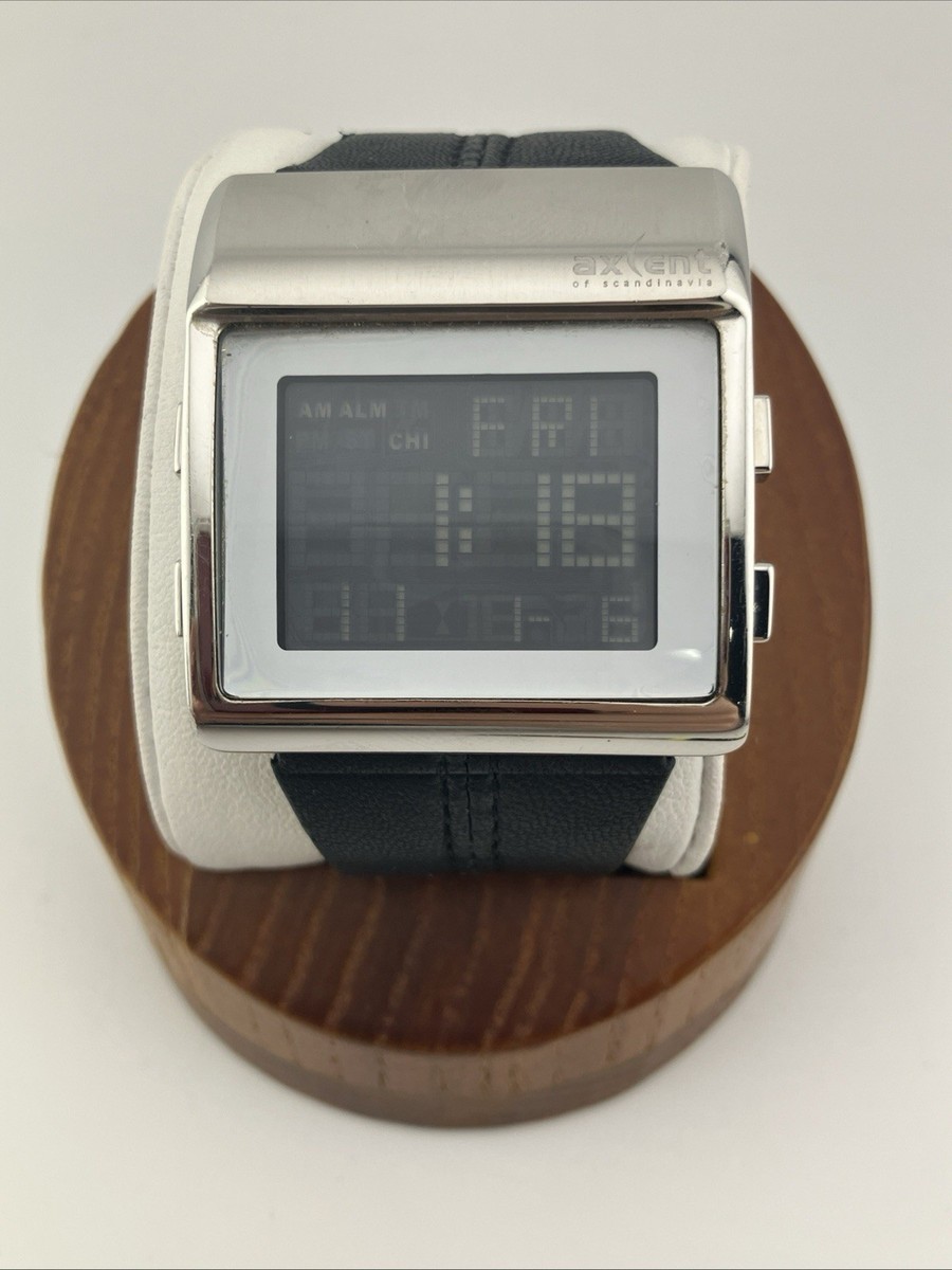 AXCENT of SCANDINAVIA Mens 41mm Digital Watch By Daniel Jakobsson