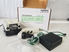 DRUMMOND PIPET-AID CONTROLLER 4-000-111-TC DUAL PUMP FILTRATION UNIT 115V