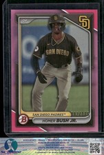 2024 Bowman #BP-87 Homer Bush Jr. Prospects Pink SN /175 Padres 9.1G