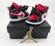 Nike Air Jordan 1 Mid TD Toddler Size 4C 640735-079 - NIB w/ Jumpman Sticker