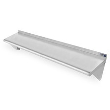Commercial Stainless Steel Restaurant Kitchen Shelf Wall Shelving - 12" x 48"