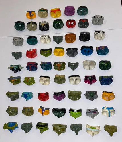 vintage original G.I. GI JOE gijoe WAIST body parts lot x61 free ship