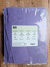 Stampin Up 8-1/2" x 11" Cardstock  PERFECT PLUM 22 NEW Sheets + Extras Retired