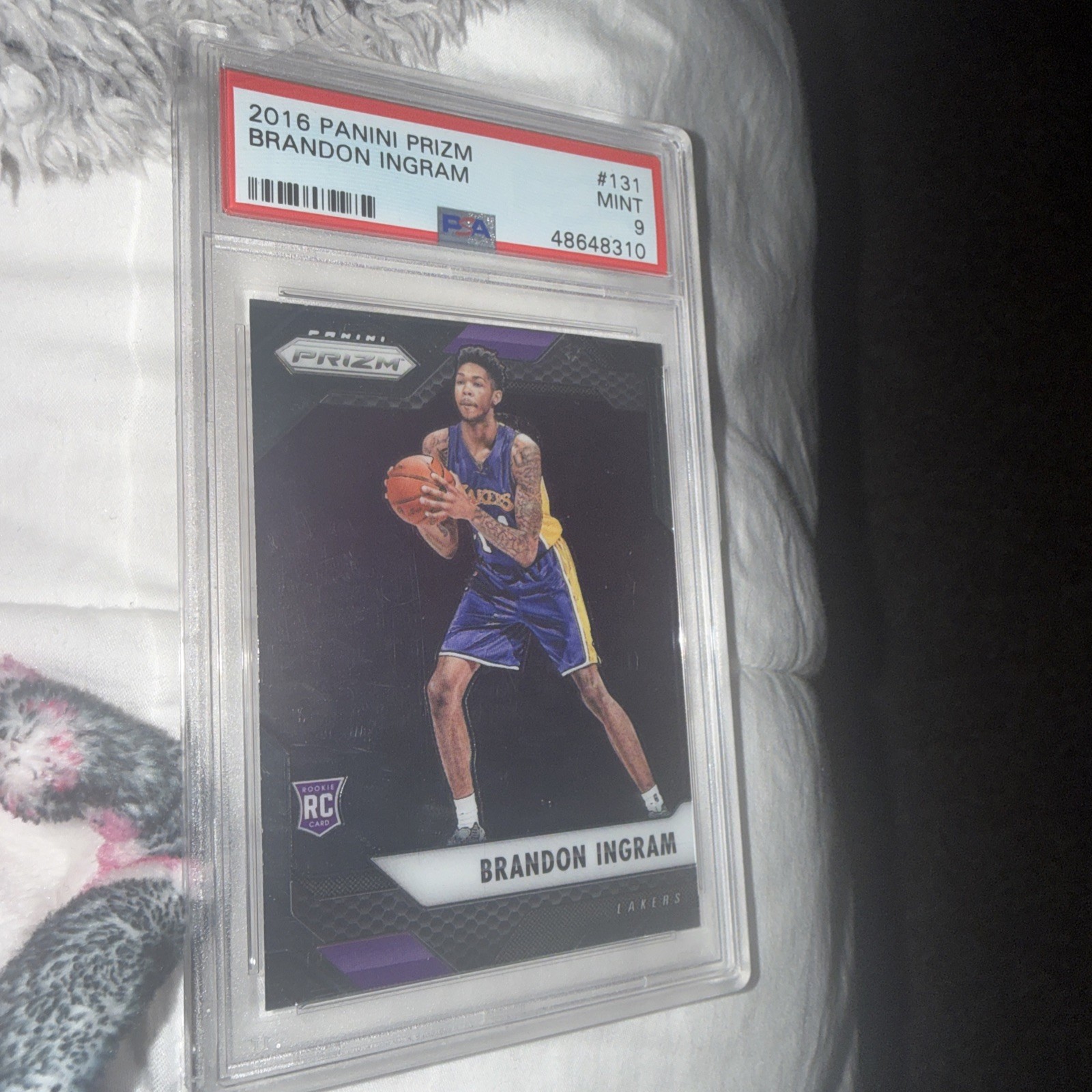 2016-17 Panini Prizm Brandon Ingram #131 (RC) MINT PSA 9