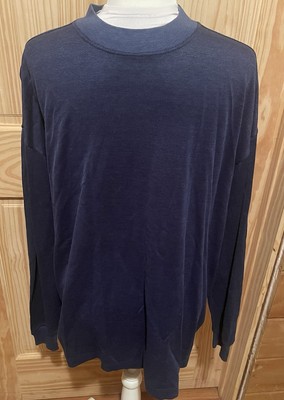 Arturo Garibaldi Men's ITALIAN WEAR Blue Long Sleeve Shirt Size Large ~ EUC