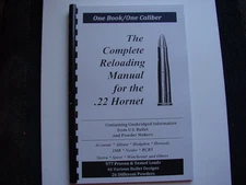 .22 Hornet  The Complete Reloading Manual Load Books Latest Version