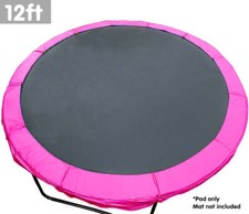 NNEDPE Powertrain Replacement Trampoline Spring Safety Pad - 12ft Pink