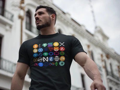 Top Crypto Currency All Coins T-Shirt