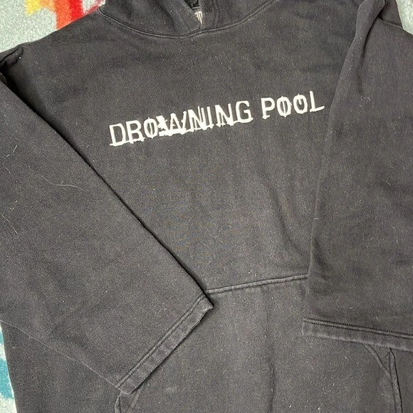 Drowning Pool sudadera con capucha gráfica etiqueta gigante vintage XL Foto 2 de 4