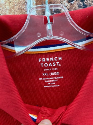 French Toast Boys Uniform Polo 2 Pack XXL 18-20 - Picture 2 of 4
