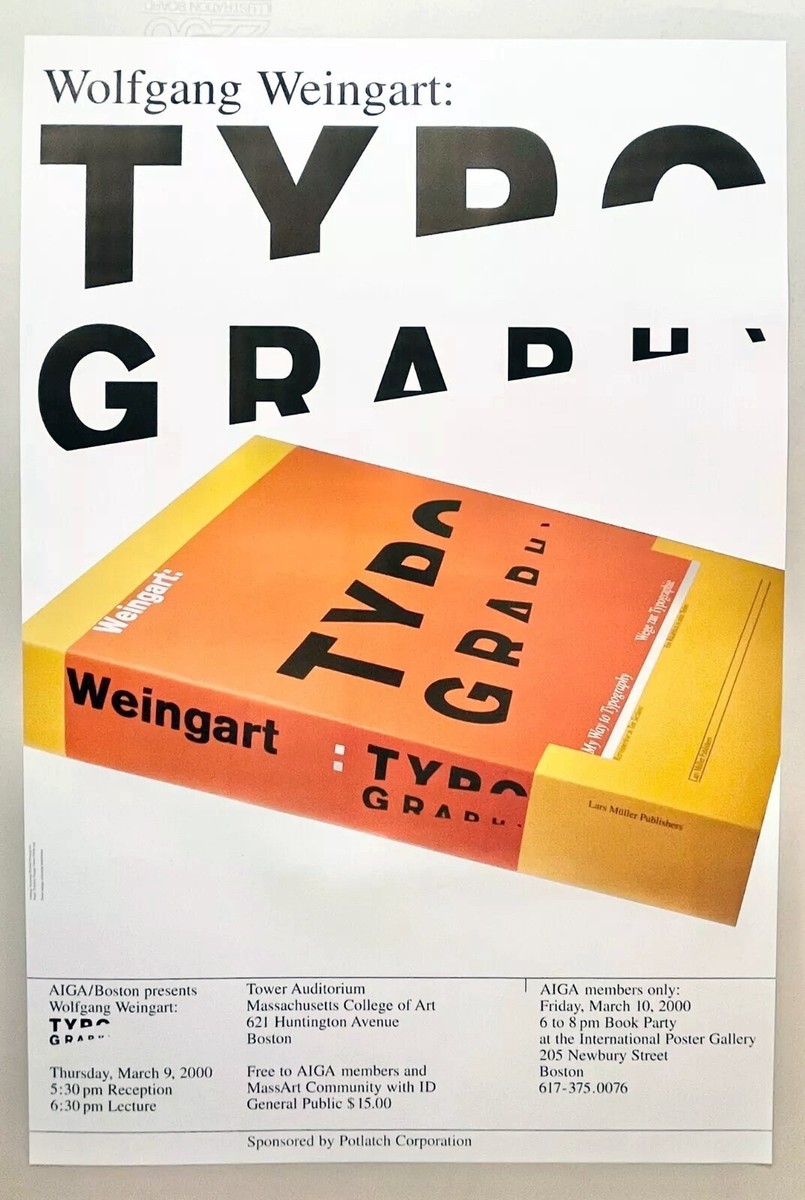 アート・デザイン・音楽 Wolfgang Weingart My Way to Typography Vintage Wolfgang Weingart 