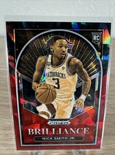 2023 Prizm Draft Picks Nick Smith Jr., RC, Brilliance RED Ice PRIZM Arkansas