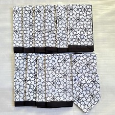 Lot of 12 White Flowers Bandana 100 Cotton