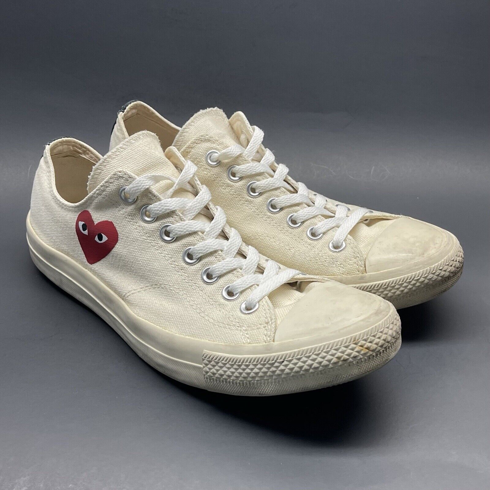 CONVERSE x Comme des Garcons Play FULL HEART Ox Mens 10 Womens 12 | eBay