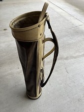 Sunday Vintage Golf Bag - 2 Way Carry Vinyl Rare . Good Condition . See Photos