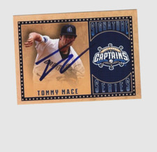 Tommy Mace signed autographed 2022 Lake County Captains card Tampa, FL b