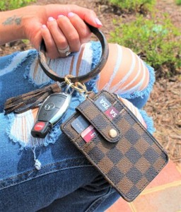 wallet wristlet keychain