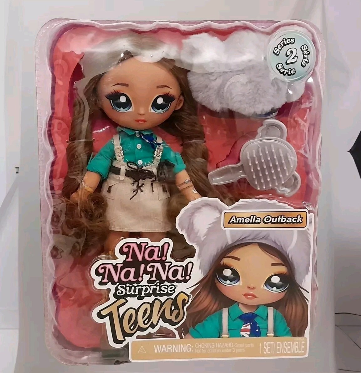 Na&excl; Na&excl; Na&excl; Surprise Teens Fashion Doll 11" Amelia Outback Soft Nanana