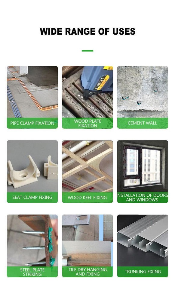 Electric Nail Gun cement gun nail gun Window Wiring Channel Fixing Tool