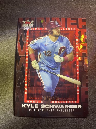 KYLE SCHWARBER 2023 Topps Home Run Challenge Double Down Winner 075/176 - Picture 2 of 4