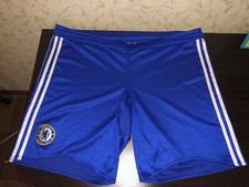 Rare Chelsea London 2006-2008 Home Football Short Size L Adidas Mens Blue