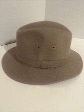 Mens Australian Outback Hat by Broner - size Medium M- Cotton Cowboy Fedora Cap