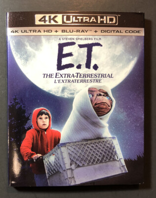 E.T. The Extra-Terrestrial [ W/ Cardboard Sleeve ] (4K Ultra HD + Blu-ray) NEW