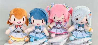 Project Sekai Movie MORE MORE JUMP Fuwapuchi Mini Plush Doll Set 4