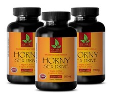 HORNY SEX DRIVE Male Enlargement Super Hard Male Stamina 3 Bottle 180 Tablets