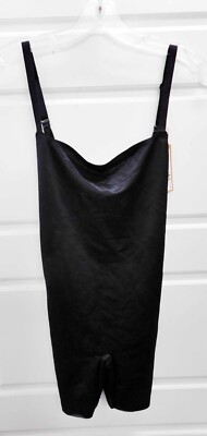 NEW Skims Barely There Shapewear Mid Thigh Bodysuit Onyx sz S