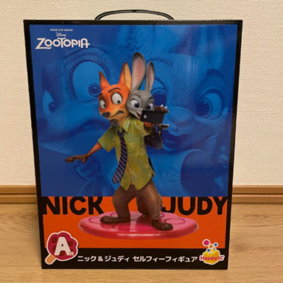タオル・ハンカチ Zootopia Nick & Judy Selfie Figure Disney Zootopia Nick Wilde & Judy Hopps selfie figure 20cm