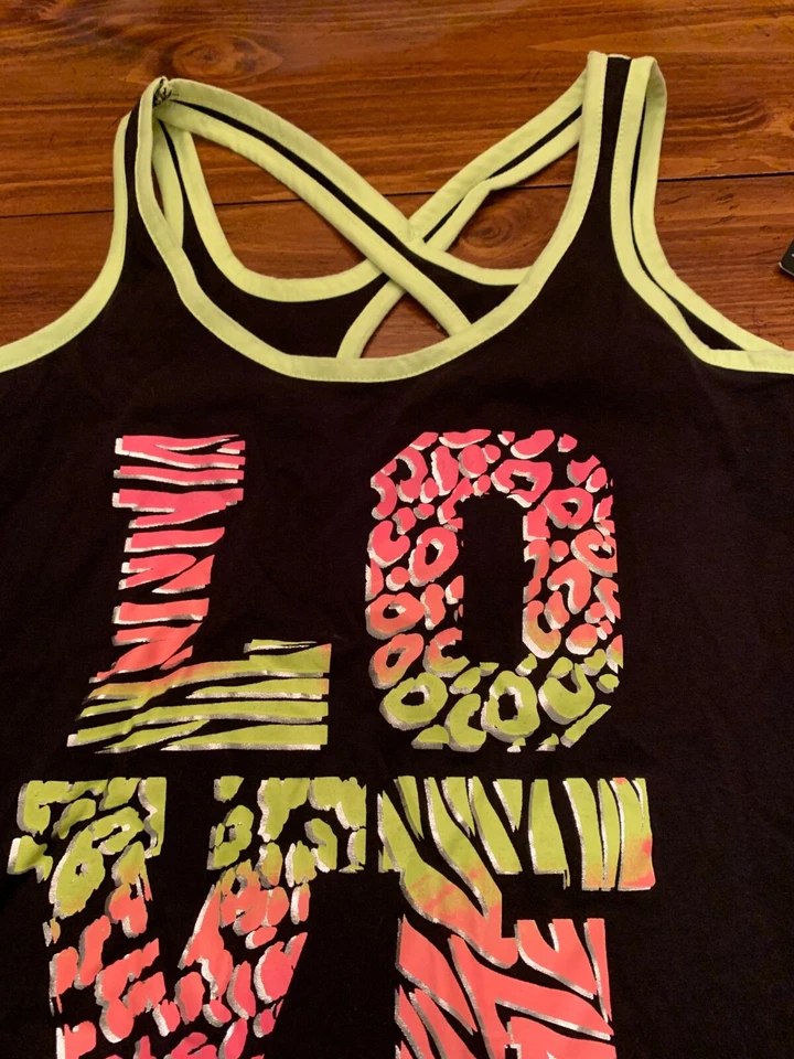 MUJER JOE BOXER NEGRO "LOVE JOE BOXER" YOGA TANK TALLA PEQUEÑA NUEVO CON ETIQUETAS NUEVO CON ETIQUETAS Foto 2 de 3